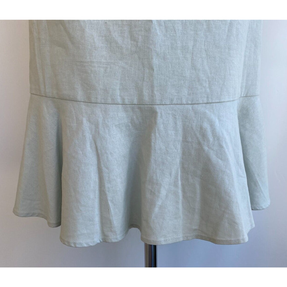 NWT 7 For All Mankind Linen Cotton midi dress L - Picture 8 of 10